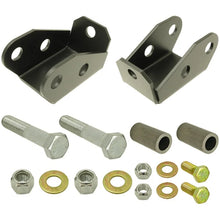 Load image into Gallery viewer, RockJock TJ/LJ Shock Mount Extensions Rear Lower w/ Hardware Pair - Main Product View