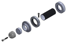 Load image into Gallery viewer, RockJock TJ/LJ/XJ/MJ ACOS Front Adjustable Coil Spring Spacers - Side View