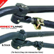 Load image into Gallery viewer, RockJock TJ/LJ/XJ/MJ Currectlync Steering System Bolt-On w/ 1 1/4in Dia. Tie Rod/Forged Drag Link - Additional View 7