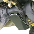 Load image into Gallery viewer, RockJock TJ/LJ/XJ/MJ/ZJ Lower Control Arm Bracket Skid Plates Front Pair Requires Welding - Side View