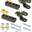 Load image into Gallery viewer, RockJock TL/LJ Tow Bar Mounting Kit Front Bolt-On w/ Mounting Hardware Fits OEM &amp; Most Bumpers - Main Product View