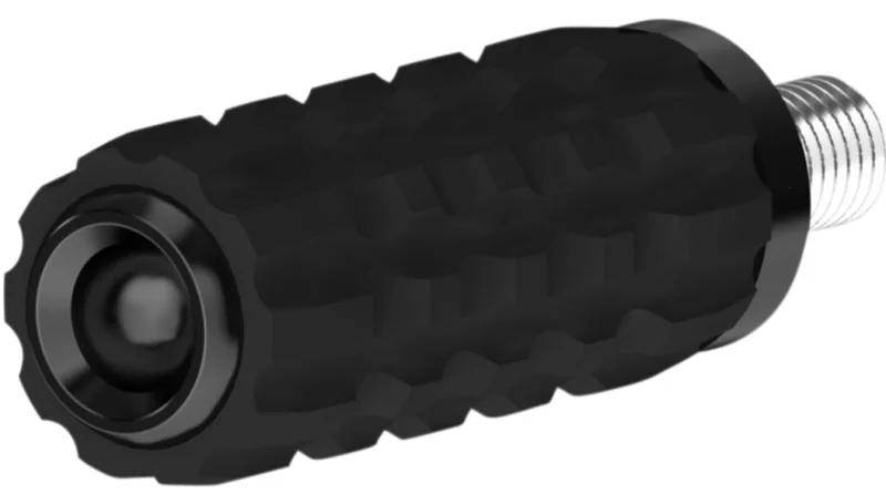 Roland Sands Design Toe Peg Billet Traction - Black Ano