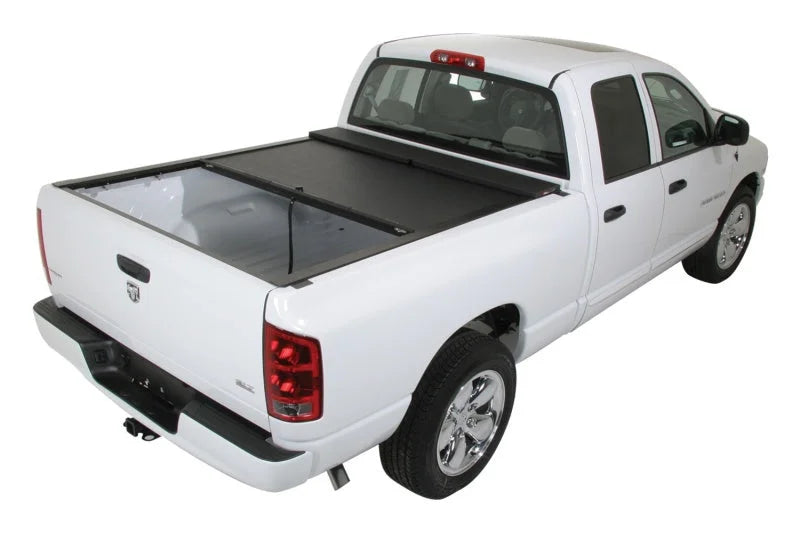 Roll-N-Lock 03-08 Dodge Ram 1500/2500/3500 SB 74-11/16in M-Series Retractable Tonneau Cover - Back View