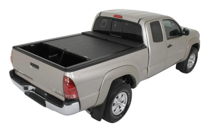 Roll-N-Lock 05-15 Toyota Tacoma Regular Cab Access Cab/Double Cab LB 73in M-Series Tonneau Cover - Back View