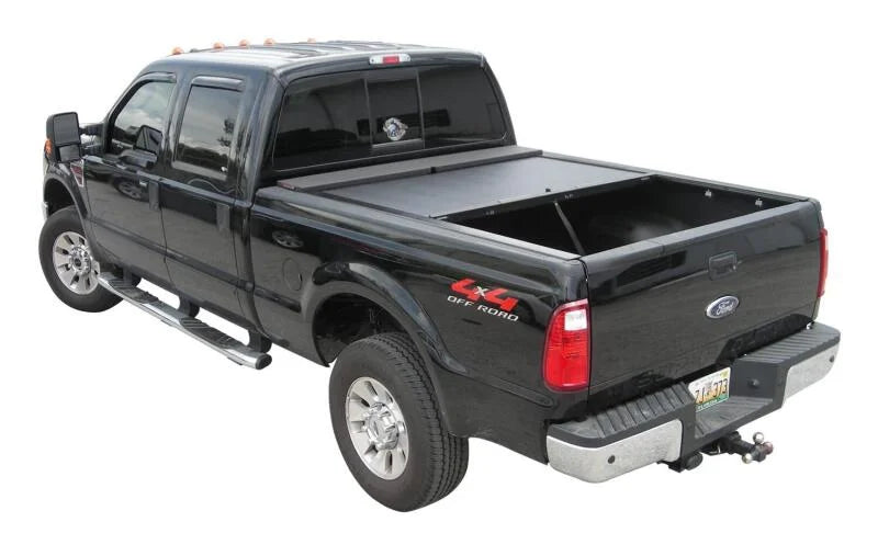 Roll-N-Lock 08-16 Ford F-250/F-350 Super Duty LB 93-3/8in M-Series Retractable Tonneau Cover - Side View
