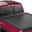 Load image into Gallery viewer, Roll-N-Lock 16-18 Nissan Titan Crew Cab XSB 65-3/8in M-Series Retractable Tonneau Cover - Side View