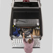 Load image into Gallery viewer, Roll-N-Lock 17-19 Ford F-250/F-350 Super Duty SB 80-3/8in Cargo Manager - Back View
