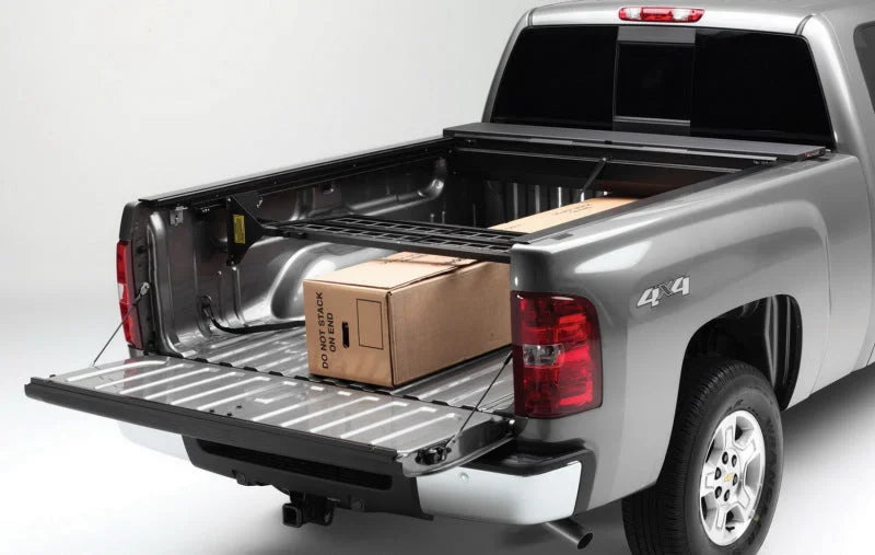 Roll-N-Lock 2022 Nissan Frontier Crew Cab (58.6in. Bed Length) Cargo Manager - Side View
