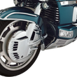 Load image into Gallery viewer, Rotor Disc Covers Show Chrome - Side View