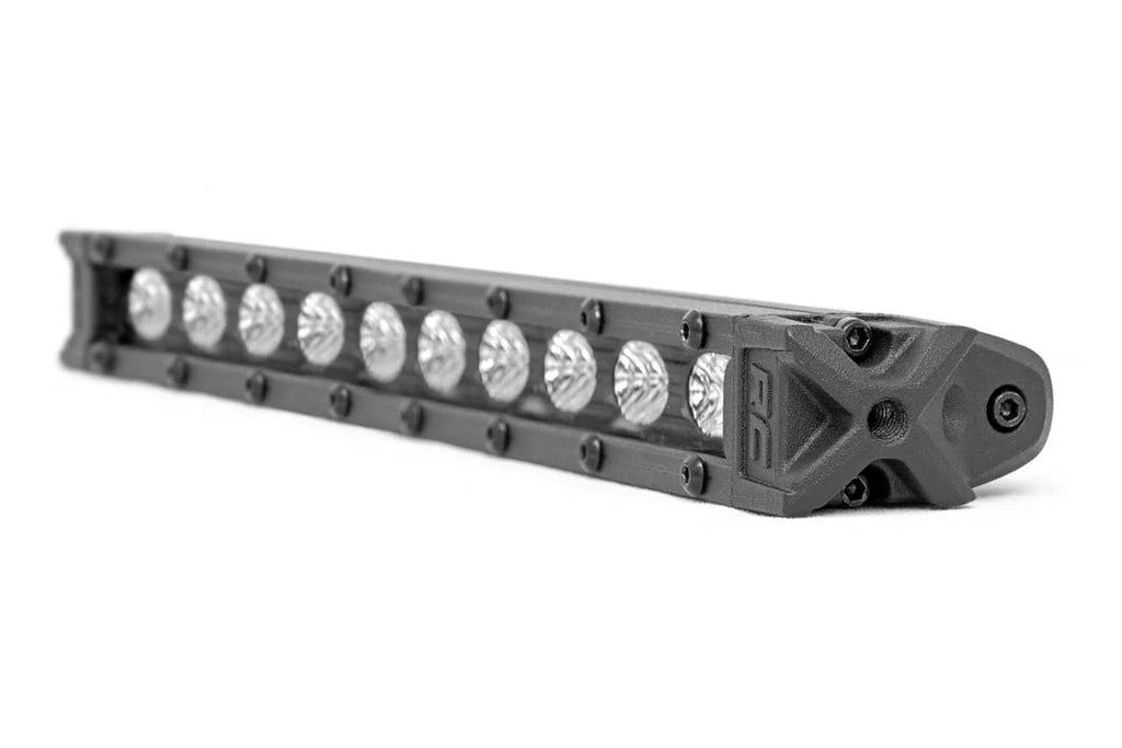 Rough Country 10 Inch Black Series LED Light Bar| Slim Line 70411ABL - Back View