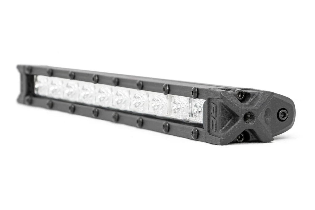 Rough Country 10 Inch Chrome Series LED Light Bar | Slim Line | Pair 70410A - Main Product View
