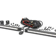 Load image into Gallery viewer, Rough Country 10 Inch Chrome Series LED Light Bar | Slim Line | Pair 70410A - Side View