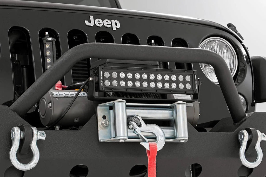 Rough Country 12 Inch Black Series LED Light Bar | Dual Row 70912BL - Installation View