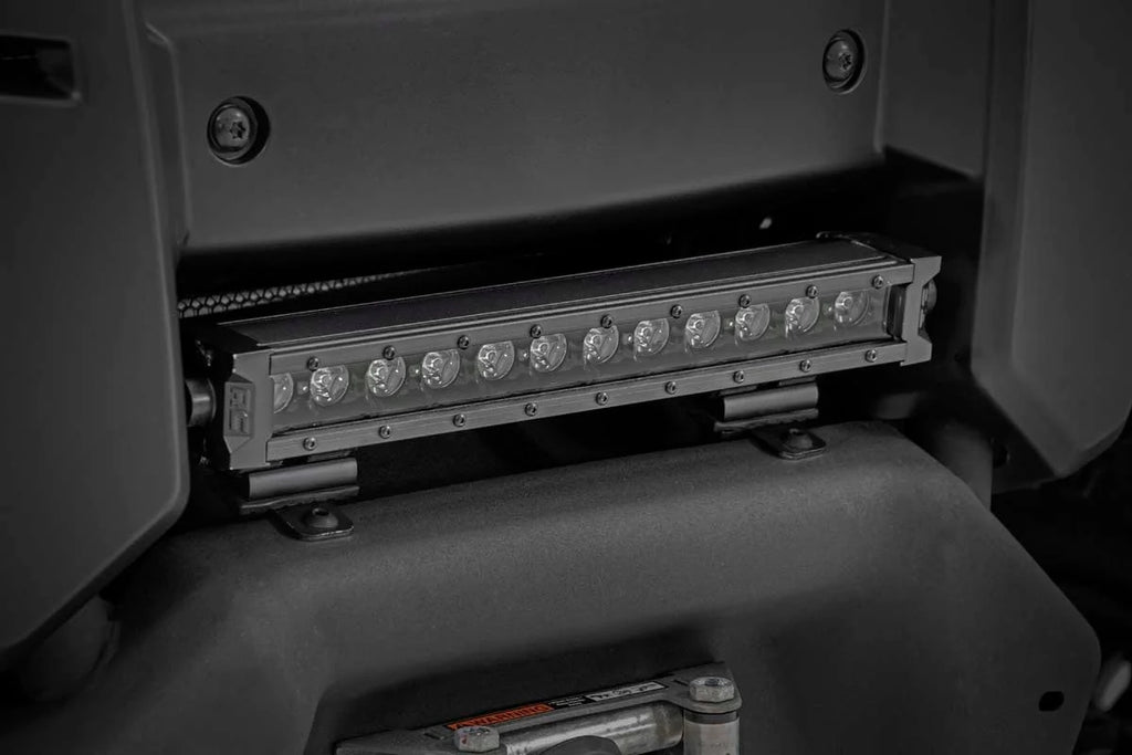 Rough Country 12 Inch Black Series LED Light Bar | Single Row 70712BL - Back View