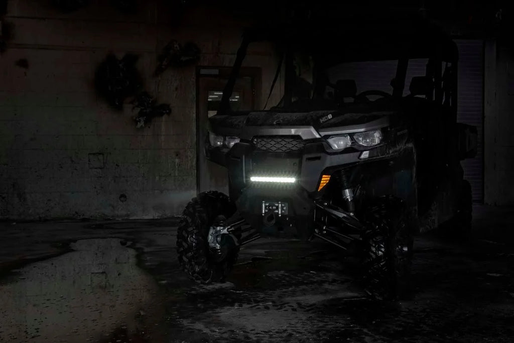 Rough Country 12 Inch Black Series LED Light Bar | Single Row 70712BL - Installation View