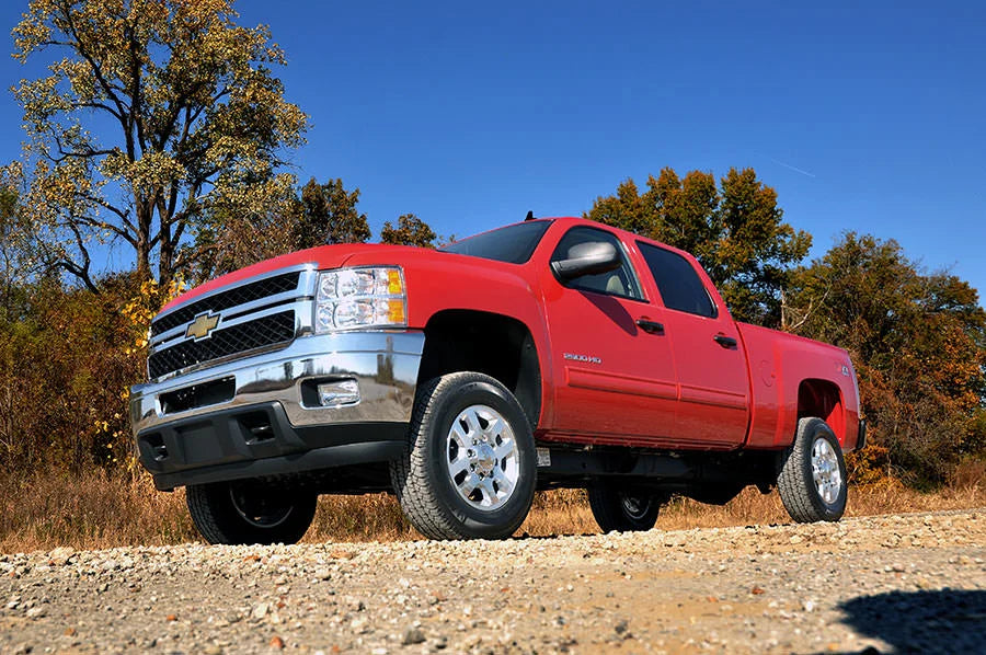 Rough Country 1.5-2 Inch Leveling Kit | N3 fits 2011-2019 Chevrolet 2500HD / 3500HD / GMC 2500HD / 3500HD - Installation View