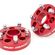 Load image into Gallery viewer, Rough Country 1.5 Inch Wheel Adapters | 5x4.5 to 5x5 | Red | Jeep Cherokee XJ/Comanche MJ/Wrangler TJ 1092RED