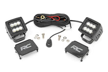 Load image into Gallery viewer, Rough Country 2 Inch Black Series LED Light Pods  | Pair | Flood 70133BL - Main Product View