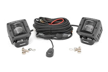 Load image into Gallery viewer, Rough Country 2 Inch Black Series LED Light Pods | SAE Fog | Pair 70907 - Main Product View