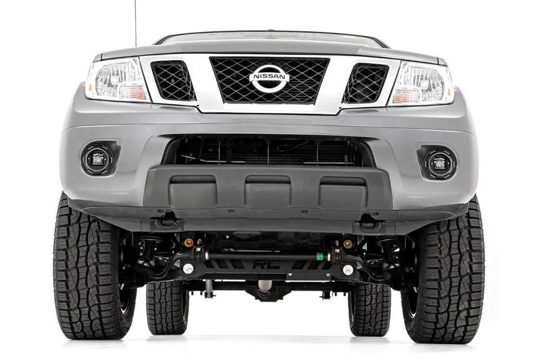 Rough Country 2 Inch Black Series LED Light Pods | SAE Fog | Pair 70907 - Back View