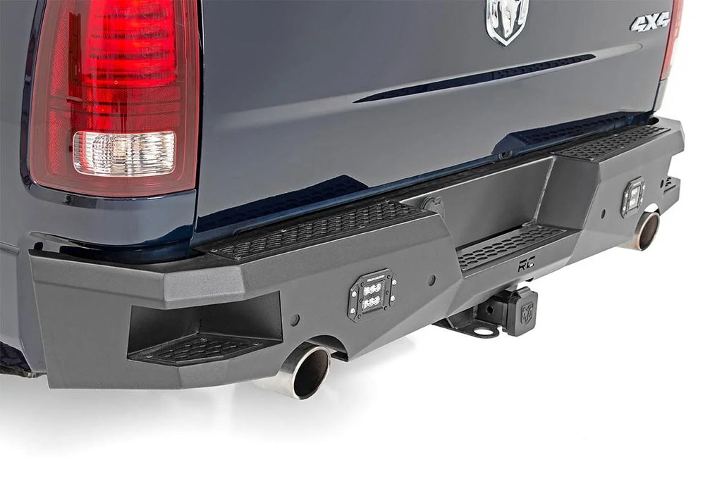 Rough Country 2 Inch Black Series LED Light Pods | Spot | Flush Mount 70803BL - Rear View