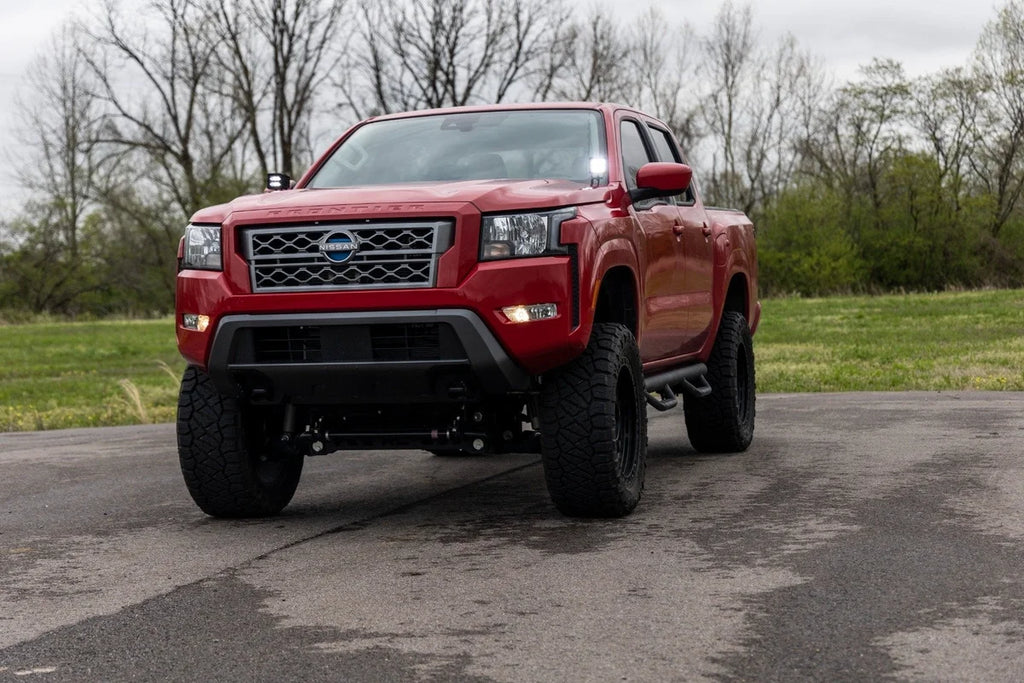 Rough Country 2 Inch Black Series LED Light Pods | Spot | Square 70903BL - Installation View