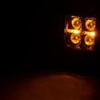 Load image into Gallery viewer, Rough Country 2 Inch Black Series LED Light Pods | Spot | Square |  Amber DRL 70903BLKDRLA - Side View