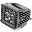 Load image into Gallery viewer, Rough Country 2 Inch Black Series LED Light Pods | Spot | Square |  Amber DRL 70903BLKDRLA - Back View