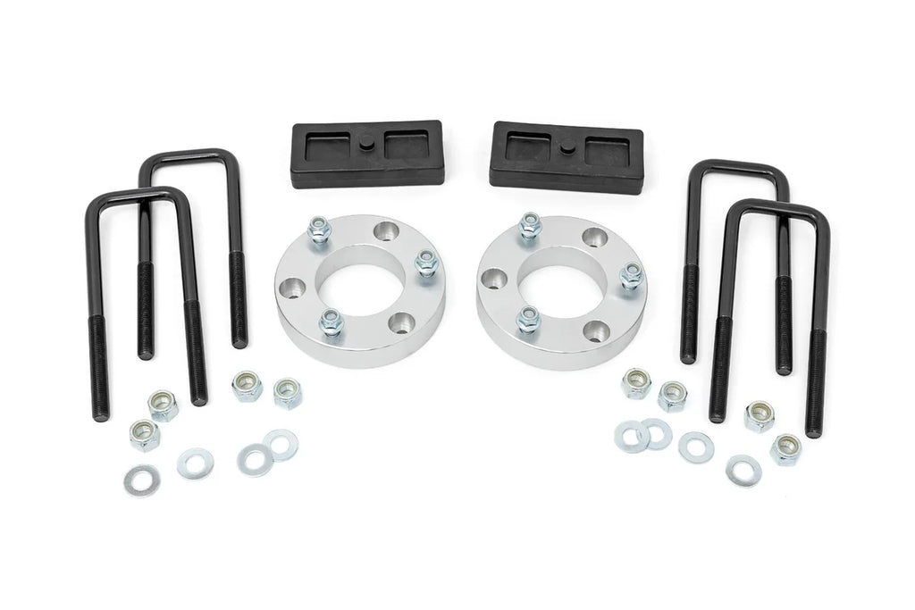 Rough Country 2 Inch Leveling Kit | Nissan Titan 4WD (2022-2024) 861 - Kit Contents