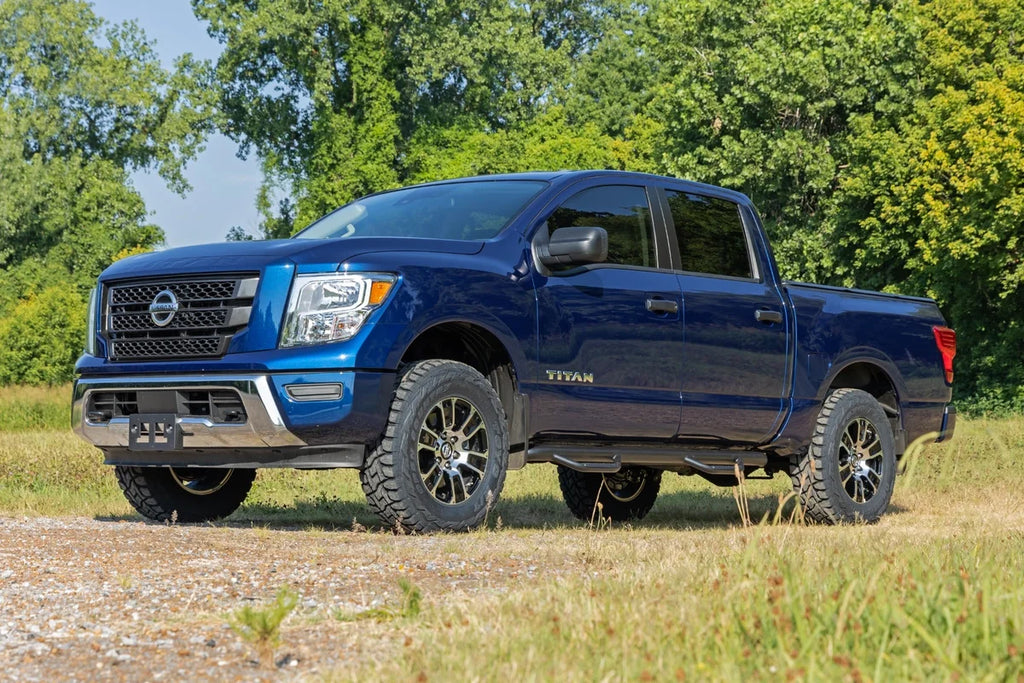 Rough Country 2 Inch Leveling Kit | Nissan Titan 4WD (2022-2024) 861 - Installation View