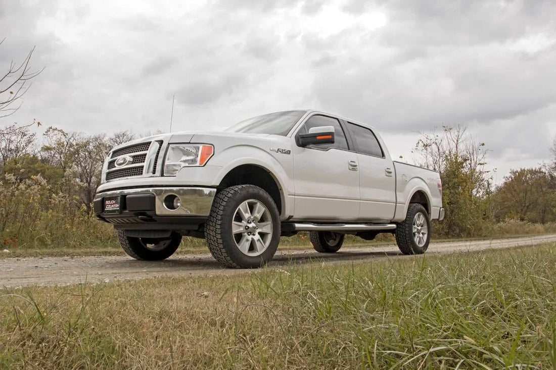 Rough Country 2 Inch Leveling Kit | Red | Ford F-150 2WD/4WD (2009-2013) 568RED - Additional View 5