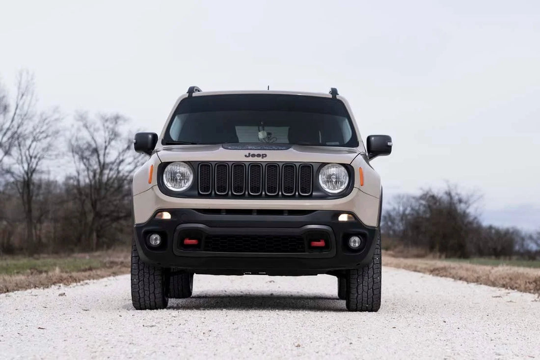 Rough Country 2 Inch Lift Kit | Jeep Compass 2WD/4WD (2017-2024) 62100 - Installation View