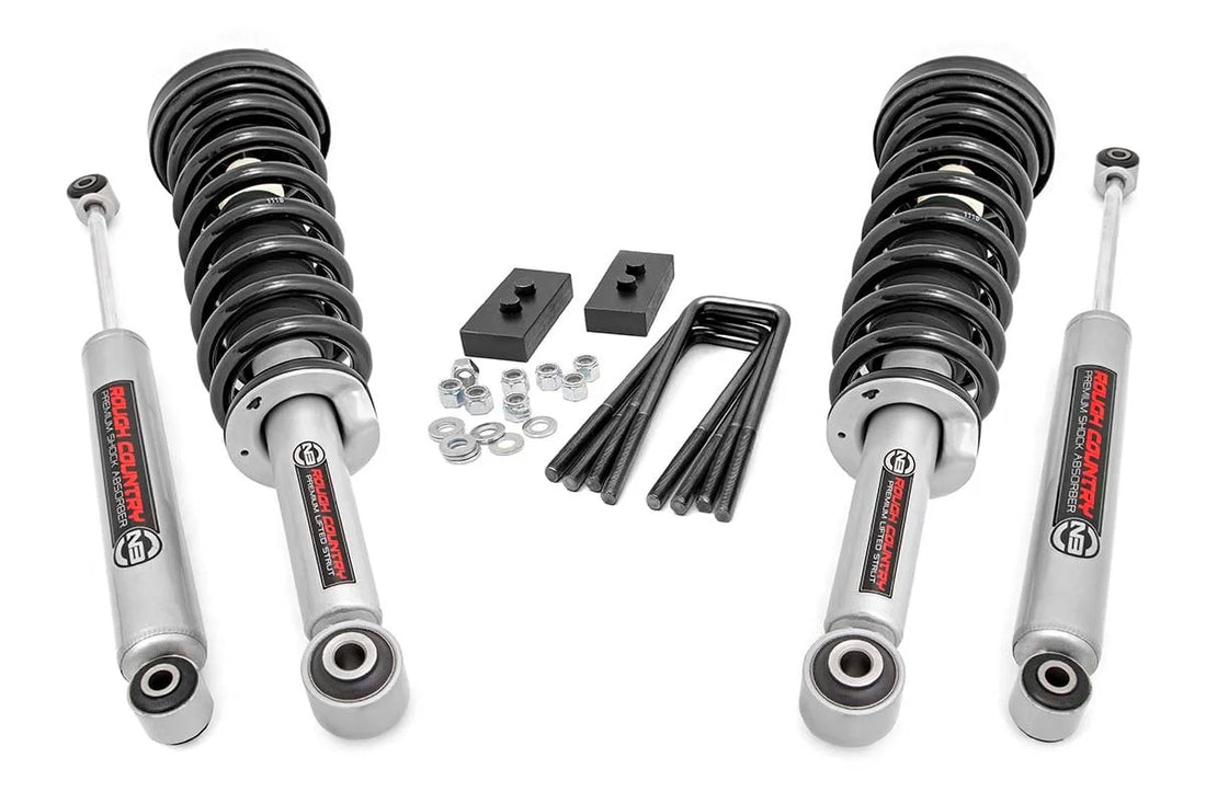 Rough Country 2 Inch Lift Kit | N3 Struts/N3 | Ford F-150 4WD (2009-2013) 50004 - Back View