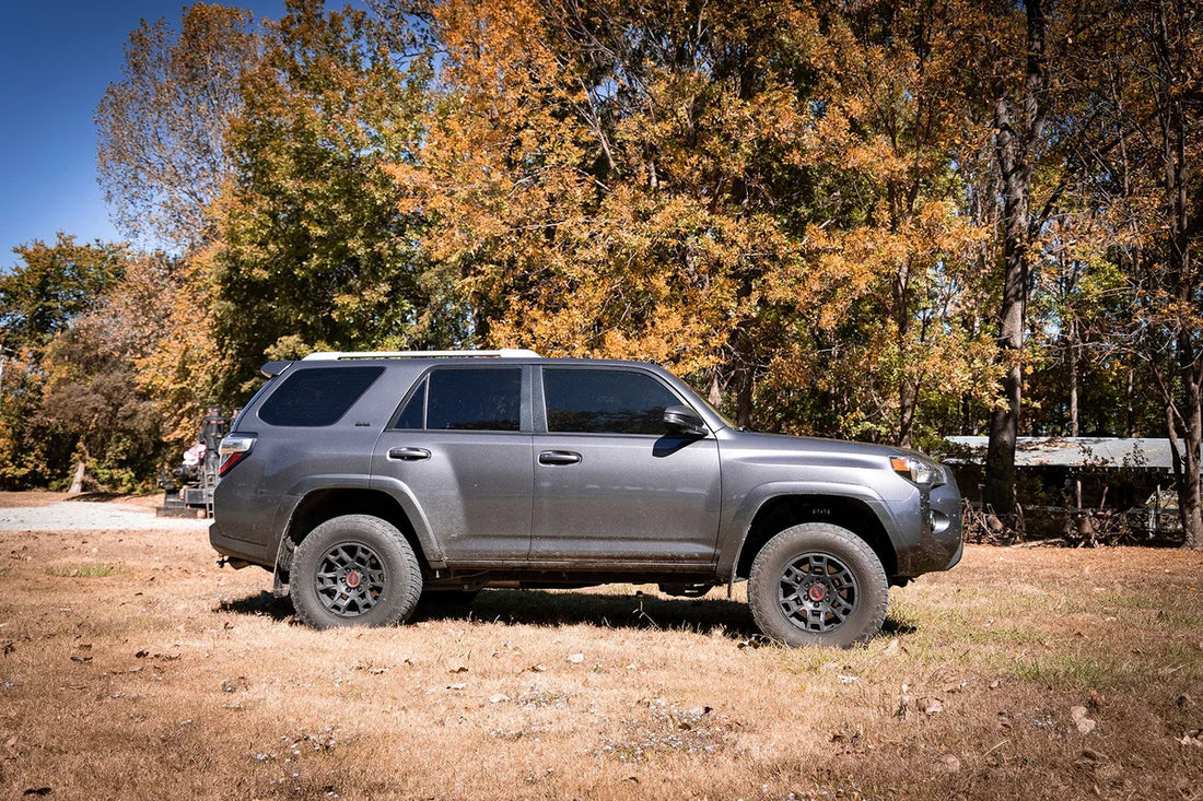 Rough Country 2 Inch Lift Kit | Red Spacers | Toyota 4Runner 2WD/4WD (2010-2024) 764RED - Installation View
