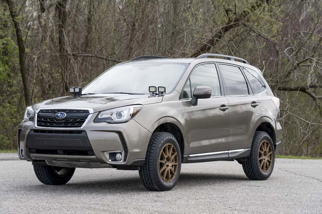Rough Country 2 Inch Lift Kit | Subaru Forester 4WD (2014-2018) 90500 - Side View
