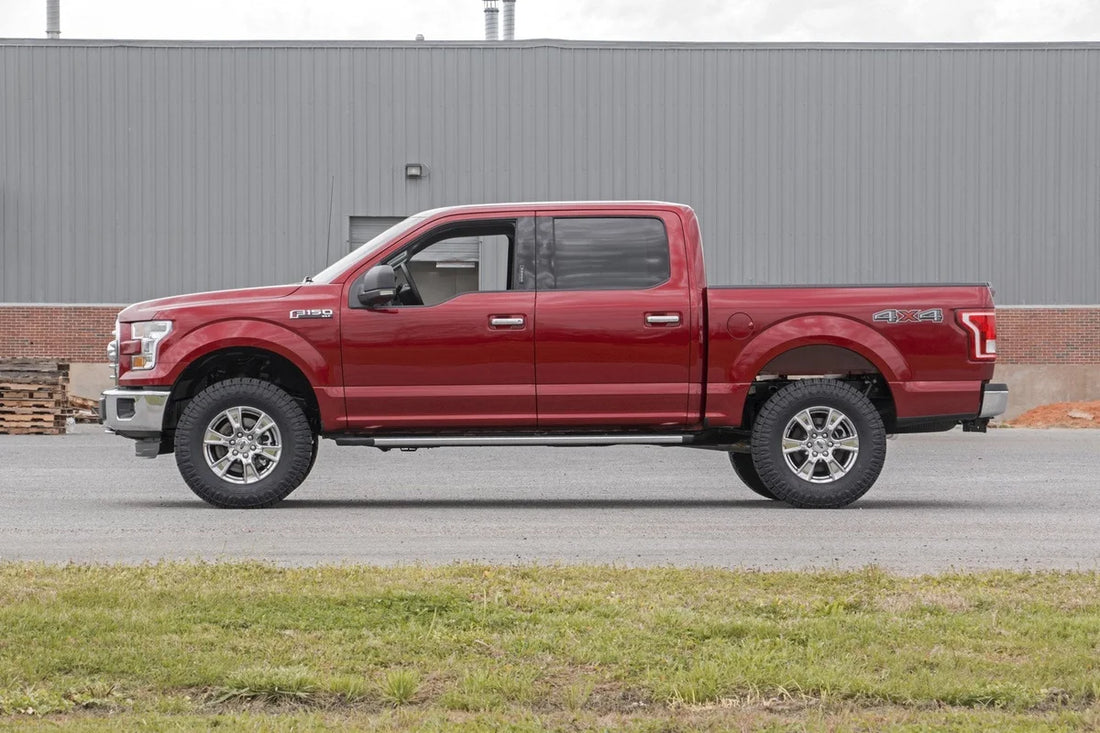 Rough Country 2 Inch Lift Kit | Vertex | Ford F-150 4WD (2014-2020) 56950 - Back View