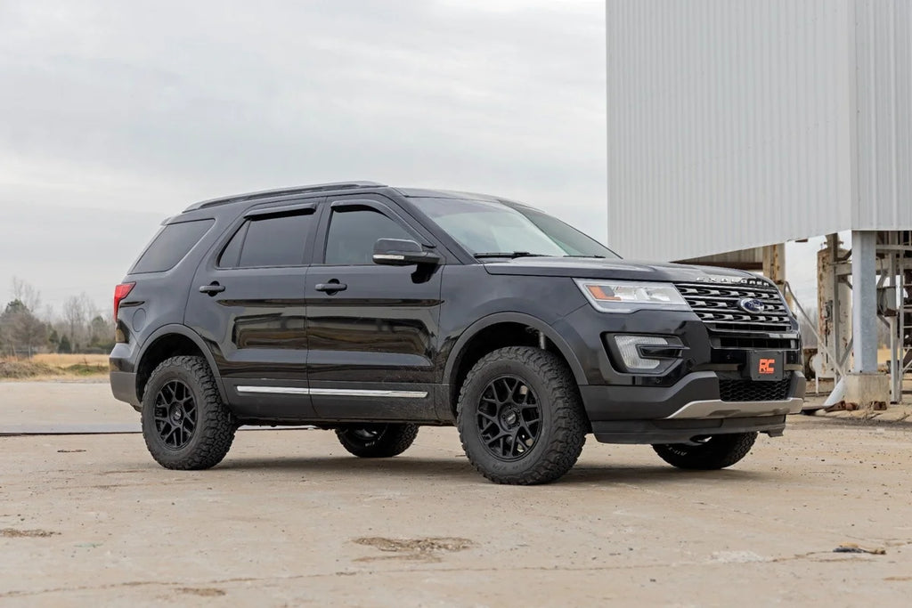 Rough Country 2 Inch Lift Strut Kit | Ford Explorer 4WD (2011-2019) - Back View