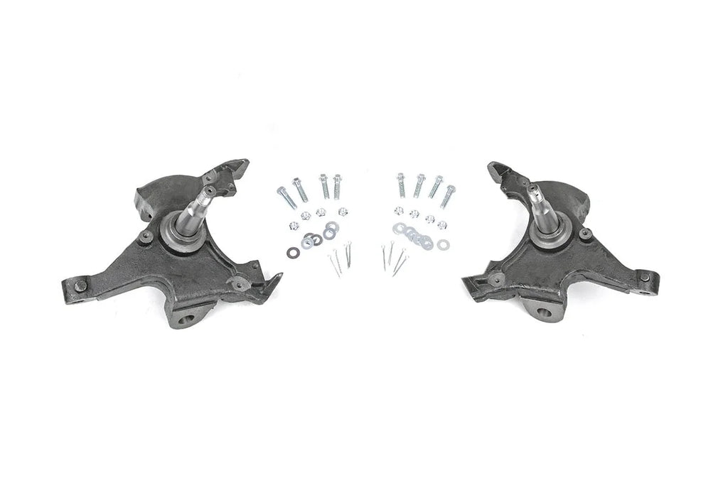 Rough Country 2 Inch Lowering Spindles | Chevy C1500/K1500 Truck Extended Ca 2WD (88-99) 1725BOX1