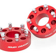 Load image into Gallery viewer, Rough Country 2 Inch Wheel Spacers | 6x5.5 | Red | Chevy/GMC 1500 Truck &amp; SUV 1101RED