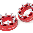 Load image into Gallery viewer, Rough Country 2 Inch Wheel Spacers | 8x6.5 | Red | Multiple Makes &amp; Models (Chevy/GMC/Ram) 1095RED