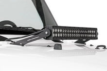 Load image into Gallery viewer, Rough Country 20 Inch Black Series LED Light Bar | Dual Row 70920BL - Back View
