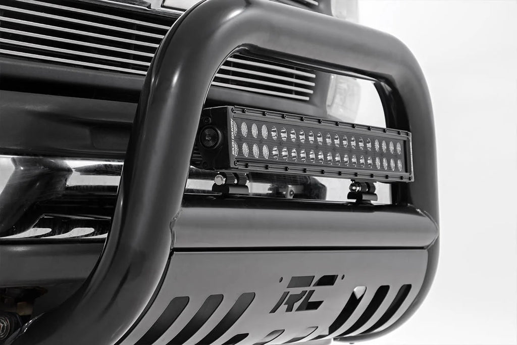 Rough Country 20 Inch Black Series LED Light Bar | Dual Row 70920BL - Angled View