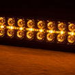 Load image into Gallery viewer, Rough Country 20 Inch Black Series LED Light Bar | Dual Row | Amber DRL 70920BDA - Side View
