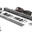 Load image into Gallery viewer, Rough Country 20 Inch Black Series LED Light Bar | Single Row | Cool White DRL 70720BLDRL - Side View