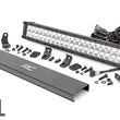 Load image into Gallery viewer, Rough Country 20 Inch Chrome Series LED Light Bar | Dual Row | Amber DRL 70920DA - Main Product View