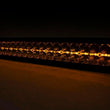 Load image into Gallery viewer, Rough Country 20 Inch Chrome Series LED Light Bar | Dual Row | Amber DRL 70920DA - Back View