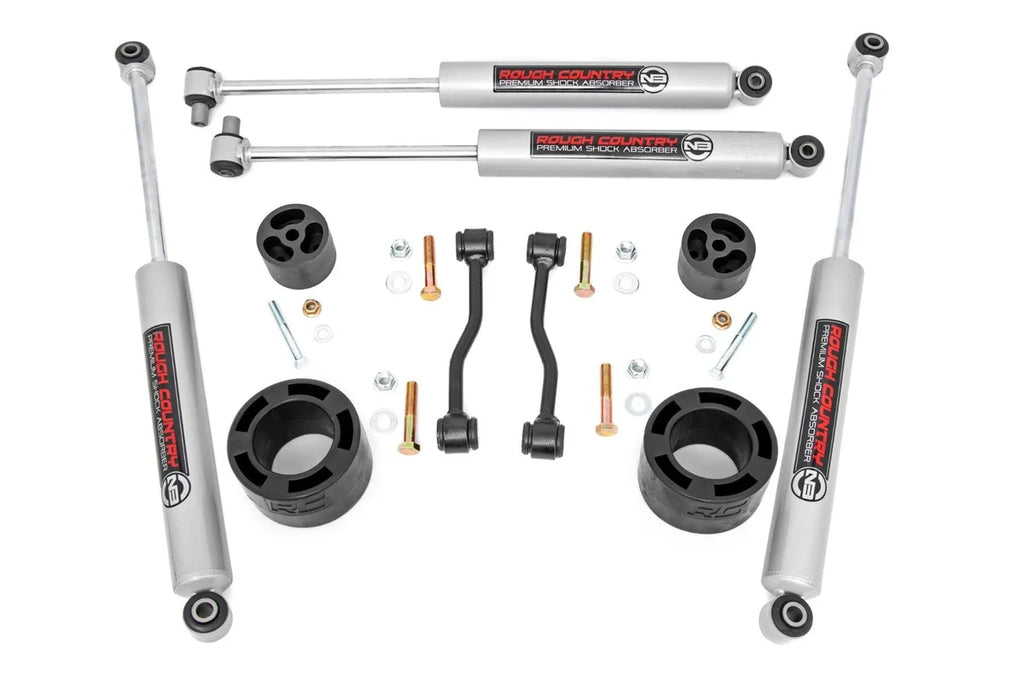Rough Country 2.5 Inch Leveling Kit | Spacers | N3 | Jeep Gladiator JT 4WD (2020-2023) 63430A - Main Product View