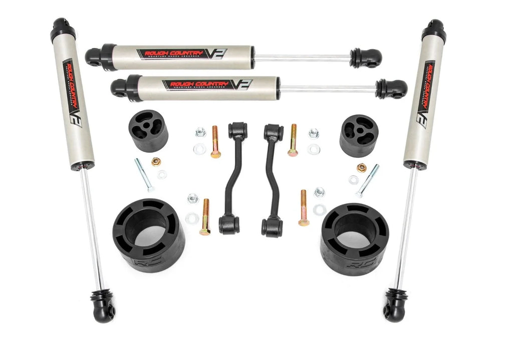 Rough Country 2.5 Inch Leveling Kit | Spacers | V2 | Jeep Gladiator JT 4WD (2020-2023) 63470 - Main Product View