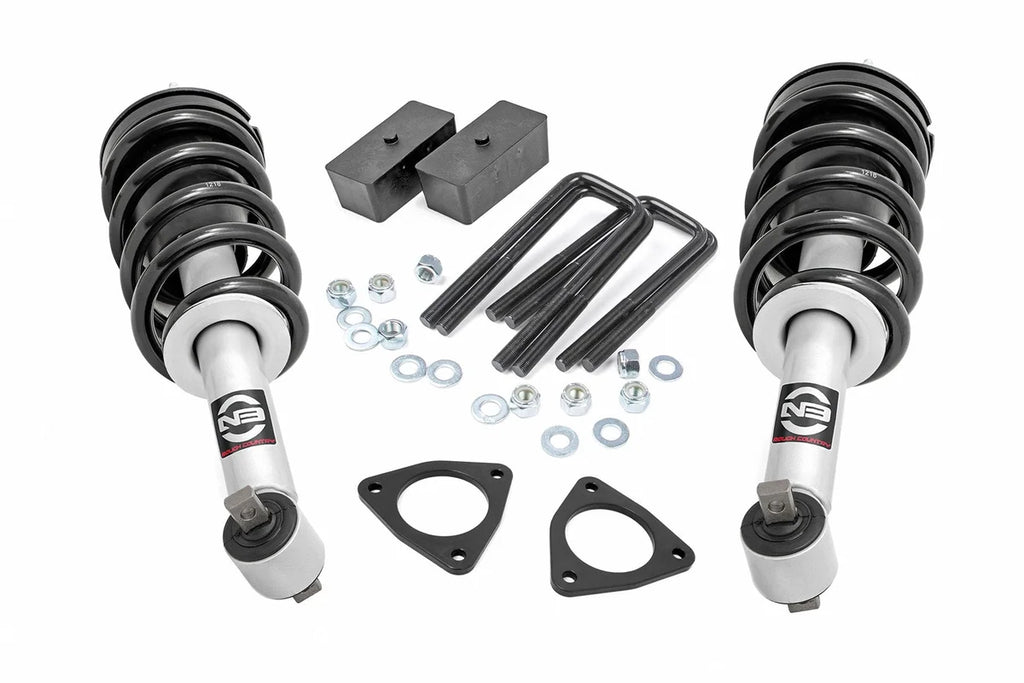 Rough Country 2.5 Inch Lift Kit | Alu/Cast Steel | N3 Strut | Chevy/GMC 1500 (07-18) 1319 - Main Product View