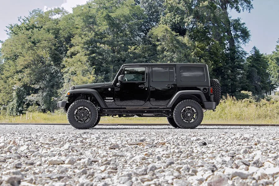 Rough Country 2.5 Inch Lift Kit | Coils | 67940 fits 2007-2017 Jeep Wrangler Unlimited - Installation View